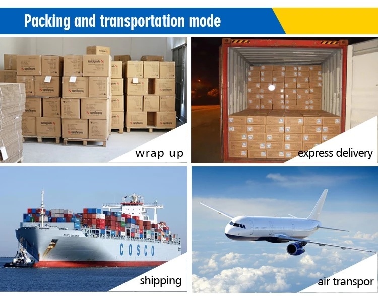 Blan Corrugated Koulè Enpresyon Custom Logo Shipping Box