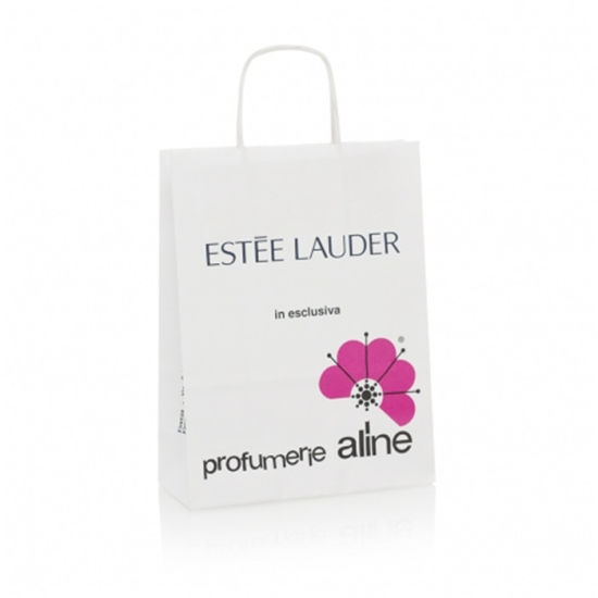 I-Wholesale Ephrintiwe I-White Paper Bags ene-Handle for Perfume