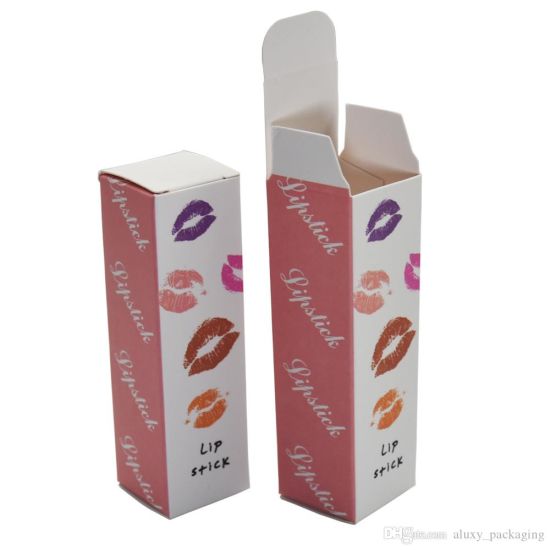 Vaaleanpunainen DIY-huulipuna-voimapaperilaatikko hääjuhliin, kartonki, askartelupaperipakkauslaatikko, huulipunapakkauslaatikot