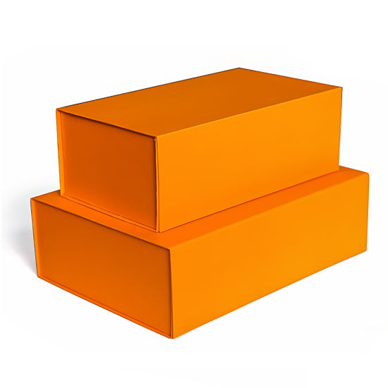 بسته بندی کاغذی سفت و سخت با جلد سخت لوکس 2019، جعبه کادو بسته تخت تخت با لوگوی سفارشی چاپ شده
