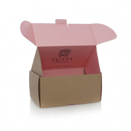 定製印刷棕色牛皮紙可折疊郵箱紙箱衣服包裝盒
