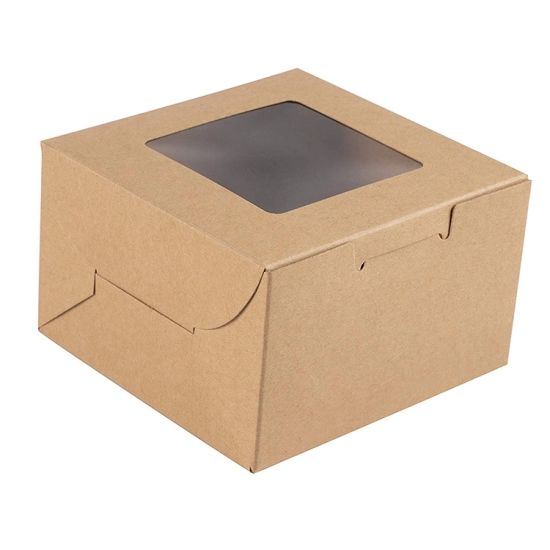 Kutije za pekare Pakovanje i prozirna kutija za prozore Kraft papir