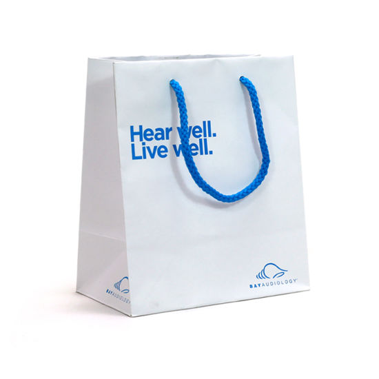 Low Cost Custom Art Paper Print Gift Packaging Shopping Carrier Bag