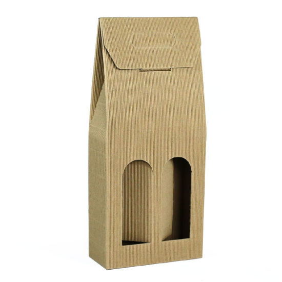 Custom Corrugated Shipping Bottle Cardboard Wine Box
