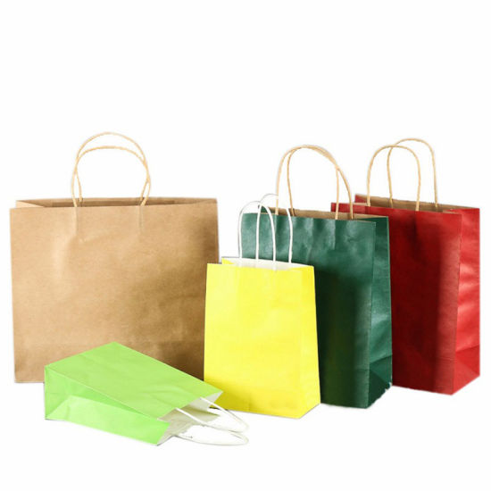 Oanpaste Kraft Paper Bags Base op jo Sample
