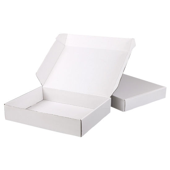 Scatole di imballaggio per peluche bianche Scatole di carta stampate con logo ondulato