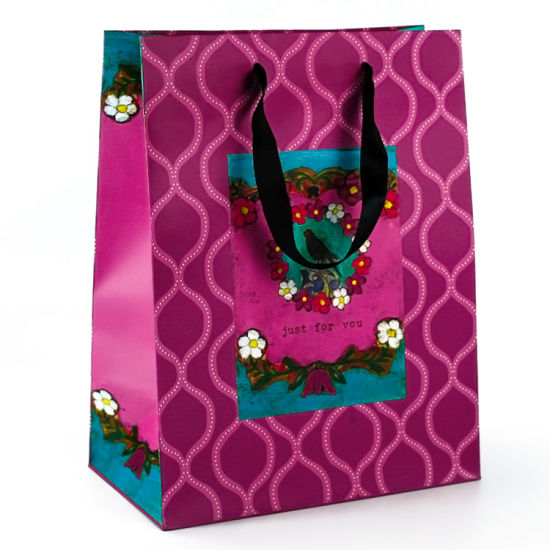 تحفہ کے لیے فیکٹری فیشن ڈیزائن منفرد شاپنگ پیپر بیگ