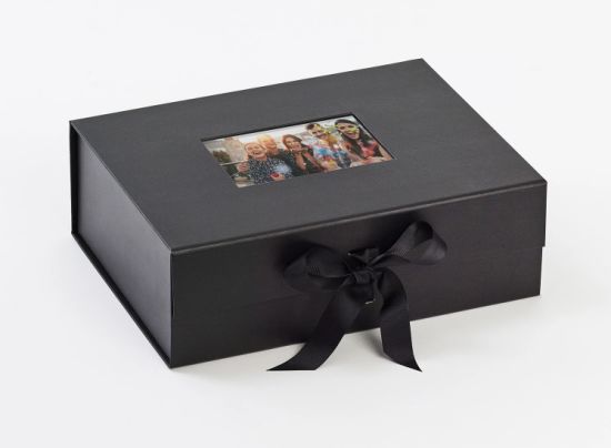 促銷熱印硬紙板折疊可折疊包裝磁鐵紙禮品盒